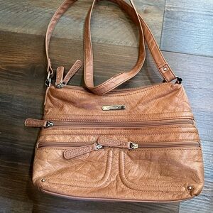 Stone Mountain leather co crossbody purse see description and photos